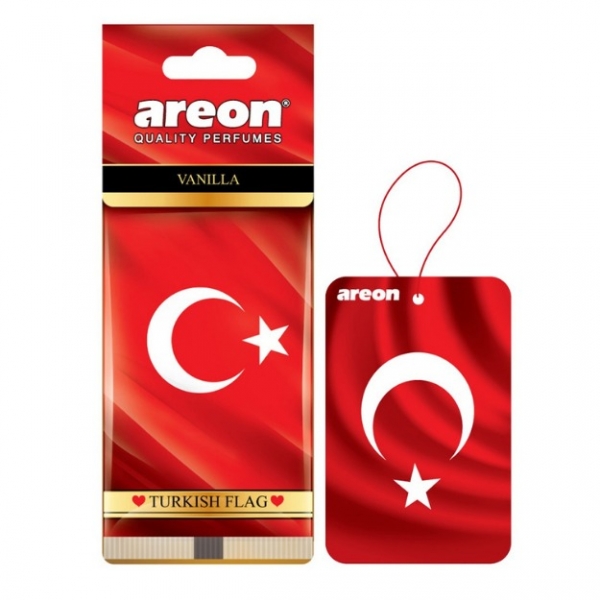 X Serisi TÜRK BAYRAĞI VANILLA Oto Araç Kokusu